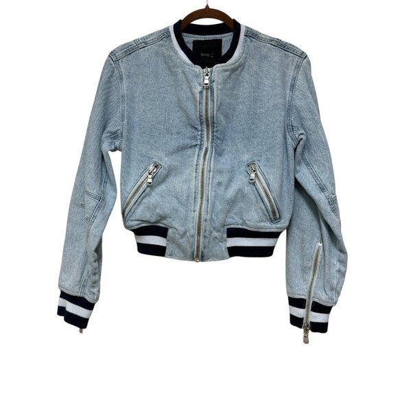 Skinnygirl Jackets & Blazers - Women's Skinnygirl Denim bomber jacket Size XS